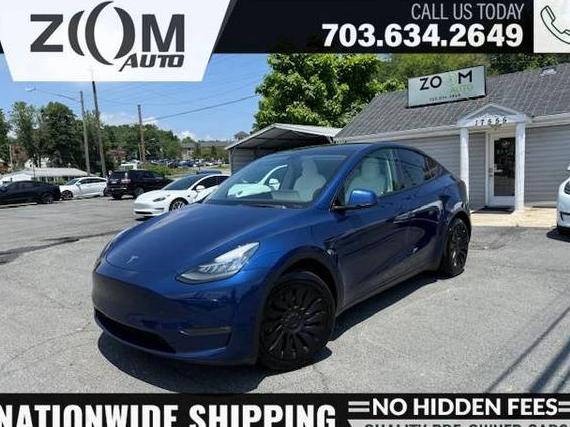TESLA MODEL Y 2022 7SAYGDEE3NF314456 image